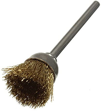 EsportsMJJ 10St 16 Mm Bürstendurchmesser Messingdraht Rad Bürsten Für Die Schleifmaschine Rotationswerkzeug
