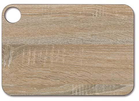 Arcos Tabla cortar 13 x fibra resina y celulosa. Tabla picar. Serie Tablas. Color marrón.