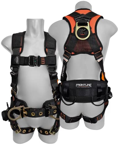 FRONTLINE FALL PROTECTION Combat™ Full Body Harness | New styles | OSHA and ANSI compliant (ML, Full Body Harness)…