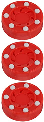 CLISPEED Lot de 3 Rollers à Encre Officielles de Hockey sur Glace Jouets Hockey Règlement Officiel Palets sur Glace Hommes et Femmes Route Principal PP