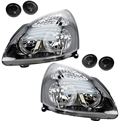 ATEC Germany 2x Hauptscheinwerfer vorne links + rechts H1 / H7 Frontscheinwerfer, Kompatibel mit RENAULT CLIO II (BB_, CB_), CLIO II Kasten/Schrägheck (SB0/1/2_)