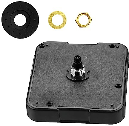 Jagowa Silent Clock Mechanism Quartz Clock Movement Replacement Wall Clock Motor Movement Replacement DIY Repair Accessories