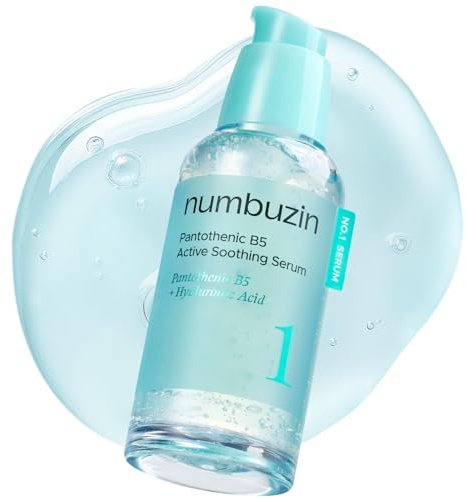 numbuzin Nr.1 Serum | Pantothenic B5 Aktives Beruhigendes Serum | leichtes Gesichtsserum, reduziert überschüssigen Talg, lindert Akne, Pantothensäure, feuchtigkeitsspendend | 50 ml