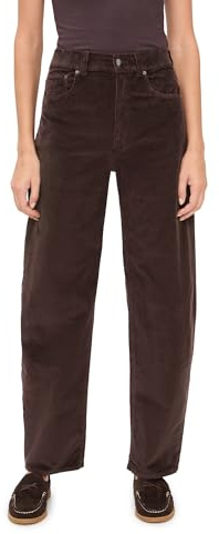Madewell Women's The Balloon Pants in Corduroy, Dark Carob, 30