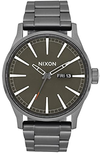 Nixon Herren Armbanduhr Analog Quarz Edelstahl A356-2947-00