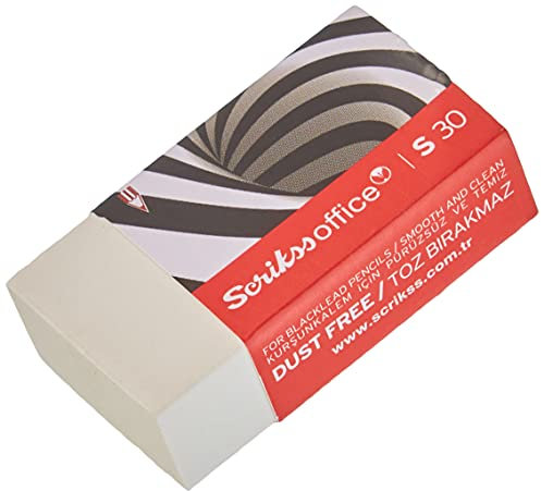 Scrikss Office S30 suddgummi vit