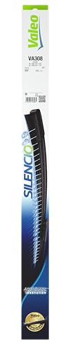 Valeo Silencio 2x AquaBlade Limpiaparabrisas VA308 - Delanteras | 650 mm / 480 mm, Juego de 2 Escobillas Térmicas, Distribución Integrada de Líquido Lavaparabrisas, 572308