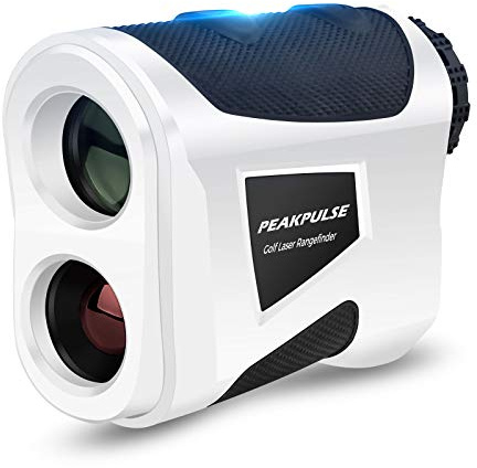 PeakPulse KB600AG Golf Rangefinder,600 Yards Golf Rangefinder with Slope,High-Precision Golf Range Finder Devices with Magnet & 6X Magnification & Flag Pole Locking Vibration Function,3 Modes