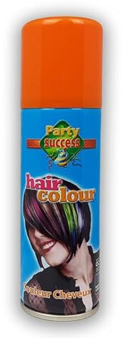 TempleCo Temporary Hairspray: Hair Color for All Ages - Easy-to-Apply & Wash-Out Fun, Non-Permanent. Men, Women, Kids. Fancy Dress, Novelty, Costumes, Cosplay, Parties, & More - (Orange)