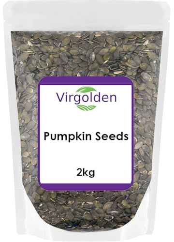Pumpkin Seeds 2kg by Virgolden - Source of Fibre, High Fibre, Vegan