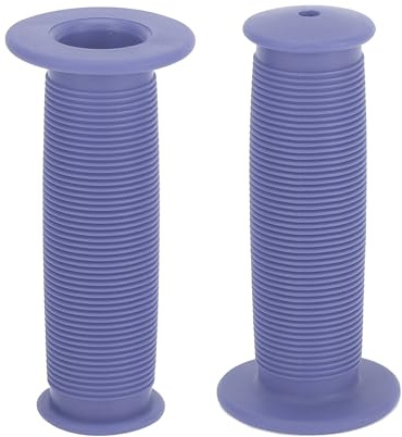 TUCKBOLD Child Bike Handlebar Grips Covers 100mm Long Soft | Children Bicycle End Grip Protector Purple 1 Pair