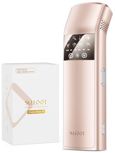 Depilación Láser Profesional IPL, Super Rápida TRIPLE-Pulso, 12 cm² Grande Indolora Zafiro 3℃ Hielo Enfriamiento Contacto, Depilación Aparato para Mujeres y Hombres Inicio