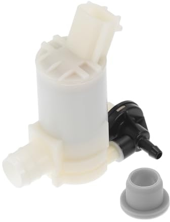 X AUTOHAUX Windshield Washer Pump with Grommet for Mitsubishi Outlander 2011-2015 Front Washer Fluid Pump Windshield Wiper Pump No.8260A227 Black,White 1 Set