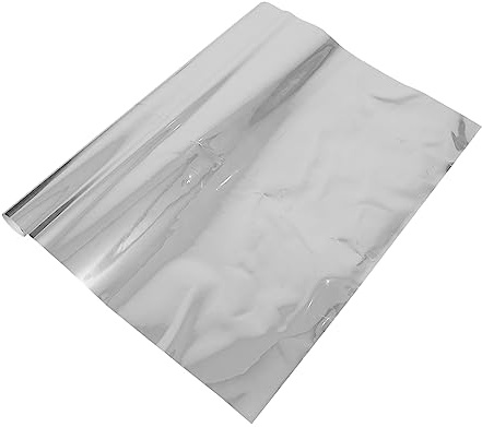 NUOBESTY Miroir Autocollant Pet pour Murs Films Miroir pour Décoration Intérieure Imperméable Et Facile à Appliquer