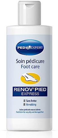 PEDIEXPERT - Renov'Pied - Elimine peaux mortes et callosités - Soulage les douleurs aux pieds - Action rapide dès la 1ère application - Flacon de 200ml - Marque Française