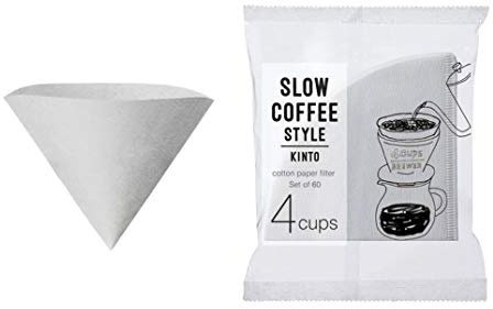 Kinto Slow Coffee Style Kaffeefilter aus Baumwollpapier, 4 Tassen