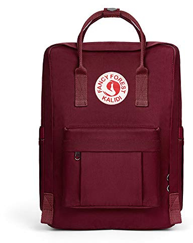 KALIDI Casual ryggsäck för kvinnor, 15 tum laptop klassisk ryggsäck camping ryggsäck resa utomhus dagryggsäck universitet skola väska, vinröd, 14L, Klassisk