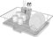 Draining Board Tray Sink Drainer Dish Drying Rack With Removable Drip Tray Electroplating Steel Dish Drainer, Cutlery Draining Holder Dish Drainers With Drip Tray For Pots Bowls Plates And Kitchen