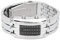 Binäre Armbanduhr, Binäre Matrix blaue LED Digitaluhr Männer Klassische Kreative Mode Armbanduhr LED Digital Armbanduhr (Silber2)