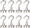 Yitobici Ganchos magnéticos, ganchos magnéticos, imanes superfuertes con ganchos, soporte magnético grande para uso en la cocina, 8 piezas