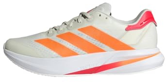 adidas Hombre Duramo Speed 2 Running Shoes, Off White/Lucid Orange/Lucid Red, 44 EU