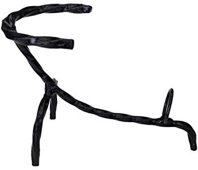 Hornerey THS - Soporte para cuerno (hierro forjado, 0,5-1 L), color negro