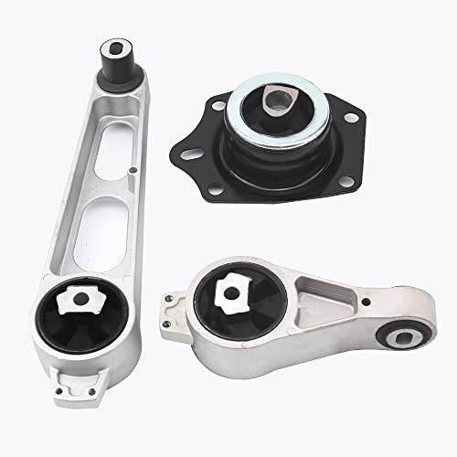 Engine Motor Mount Compatible with 2000-2002 Chrysler Neon 2001-2010 PT Cruiser 2000-2005 Dodge Neon 2000-2005 Plymouth Neon 2000-2001 Transmission Replace OE A2949 A2948 A2947 Set of 3