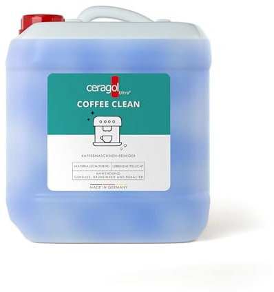 ceragol ultra Coffee Clean, 10L – flüssiger Kaffeefettlöser für Kaffeevollautomaten und Siebträger - Kaffeemaschinen-Reiniger