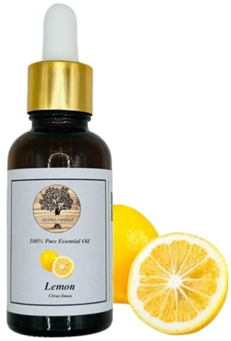 100% Puro Olio Essenziale di limone 10ml - 1000ml Qualità Premium (30 ml)