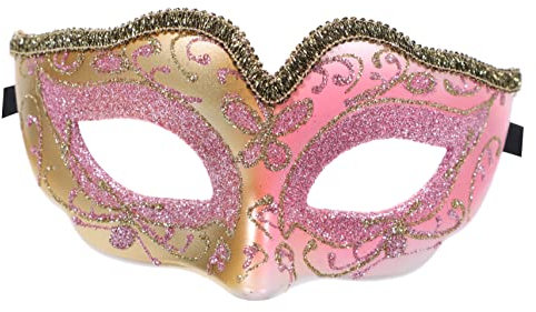 Veemoon Masque De Carnaval Garçon Fille Avec Paillettes Masque Mi-face Pour Fête Halloween Et Mascarade Accessoire De Costume Festif Pour Garçons Et Filles