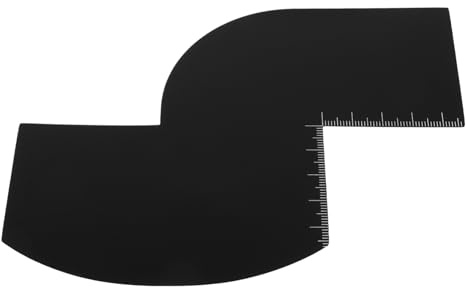 Mobestech Carte De Stylisme Pour Coiffeur Avec Indicateurs De Mesure Outil De Finition Des Contours De Cheveux Spray De Coloration Réutilisable Outil De Modelage Des Contours De Cheveux