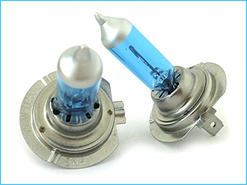 CARALL 2 Pezzi Lampade Alogene 12V Bianche ad Effetto Xenon (H7 12V 55W PX26d)