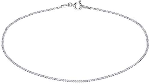 Avesano Silberarmband Damen 925, feines Armband für Damen in der Breite 1,4 mm und Länge 19 cm, Panzerkette Armband in 925 Silber, dünne Armkette 102041-019