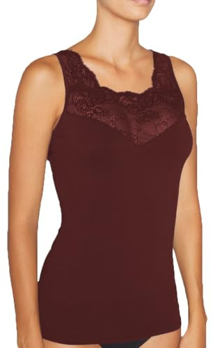 YSABEL MORA Camiseta Térmica Sin Mangas con Encaje, Elegante y Cómoda para Mujeres Imparables, Protección Térmica y Estilo Versátil Ideal para Cualquier Ocasión y Clima Frío.