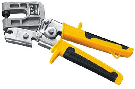 10 Zoll Griff Bolzen Crimper Gipskarton Trockenbau Zange Bolzen zum Befestigen W4M5mm 0-15 Metall Stanzzange