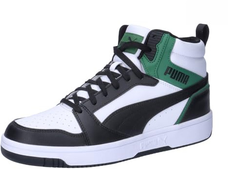 PUMA Unisex Rebound V6 Turnschuhe, Puma White Puma Black Vine, 44 EU
