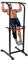 Power Tower Klimmzugstange, Kraftturm Trainingsgerät mit Liegestützgriffe Dipstation für Schlafzimmer Wohnzimmer Arbeitszimmer Büro Fitnessraum max. 150 kg