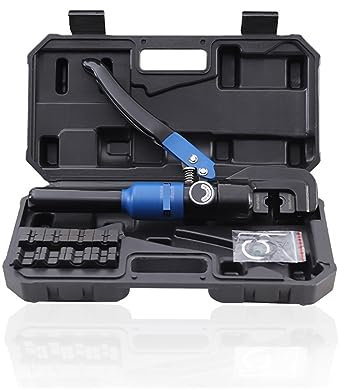 VCHICS Strumento di crimpatura Idraulico Pinza di crimpatura idraulica Strumento di compresse idraulica Gamma 4-70mm² Presse 5-6T Strumento Idraulico