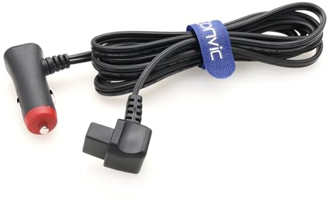 Eonvic 12V/24V Auto Kühlschrank Netzteil Kabel Zigarettenanzünder Stecker Auto Verlängerungskabel für Kühlbox Dometic, Alpicool, Waeco CF, ARB, Setpower, ICECO, Mobicool FR40 (RA-2,5M)