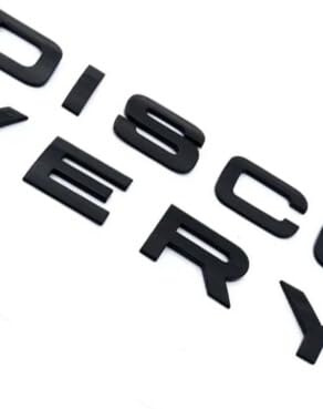 Fits Discovery Badge Lettering, Gloss Black Letters, Car Vehicle Emblem Cars Letters Badge Arrangments Disco Very