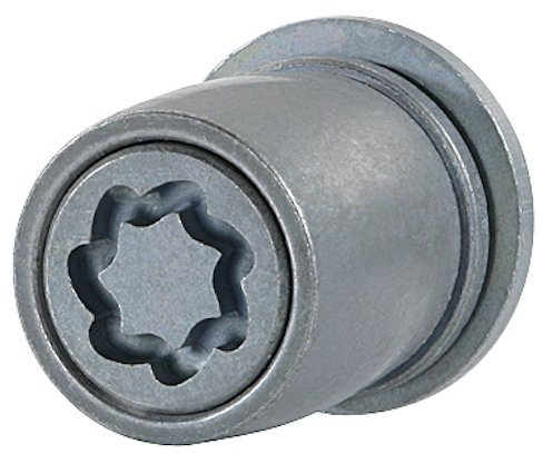 Farad 1-382/E Star Lock 1CH Starlock Antifurto Ruote per Autovetture con Serraggio a Dado, 4 con 1 Chiave