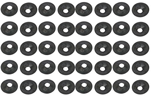 sourcing map 40 Stück Sternschloss Sicherungsscheiben 3mm x 10mm mit Innenzahn Ersatz