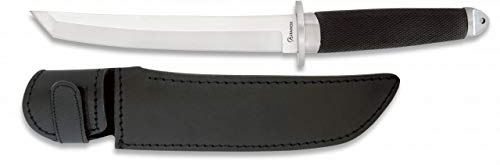 Cuchillo Tanto con funda incluida 19 cm para Caza, Pesca, Camping, Outdoor, Supervivencia y Bushcraft Albainox 31618 + Portabotellas de regalo