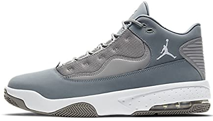 Nike Men's Jordan Max Aura 2 Basketball Shoe, Grey Medium Grey White Cool Grey, 7.5 UK