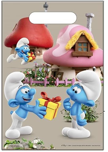 BeenSmile Geschenktüten für Kindergeburtstage, Kindergeburtstag Geschenktütenm, 6 Partytüten für Jungen & Mädchen, für Süßigkeiten, kleine Geschenke und Mitbringsel für Kinderpartys (Peppa Wutz)