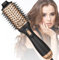Brosse Soufflante, 3 en 1 Brosse à Air Chaud Professionnelle Volumisante en Une étape, Brosse pour Sèche-cheveux Ionique 1000 W pour Lisser, Sécher et Coiffer Les Cheveux (or noir)