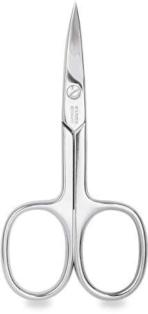 Niyok Solingen Nail Scissors, Nickel-Free Coating, Extra Sharp Scissors, Professional Nail Care for Manicure, Plastic-free Packaging, Made in Germany