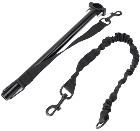 LUCKDANO Fahrrad-Hundeleine, Hände Frei für Hunde, Sicherheits-Fahrradleine mit Elastischen Bändern, aus Hochfestem Nylon und Eisen, Geeignet für Reisen, Radfahren, Laufen, Hundespaziergang