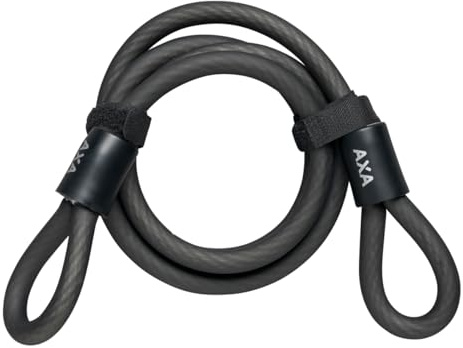 AXA Newton Double Loop 10-120 - Câble à Boucle - Longueur 120 cm - Niveau de sécurité 4