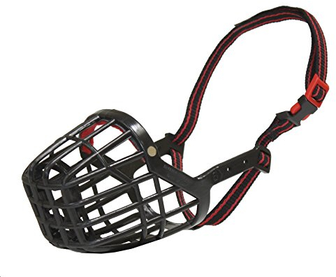 Croci Hundemaulkorb, Verstellbarer Hundemaulkorb, Kunststoff-Gesichtskorb gegen Bisse, Anti-Bellen, 65 cm